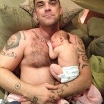 THEODORA ROSE WILLIAMS-FIRST PICTURE OF ROBBIE WILLIAMS BABY