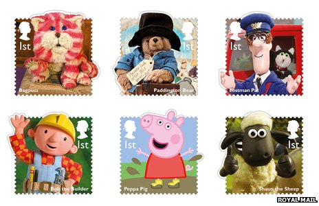 Peppa Pig promossa, dalla televisione al francobollo!