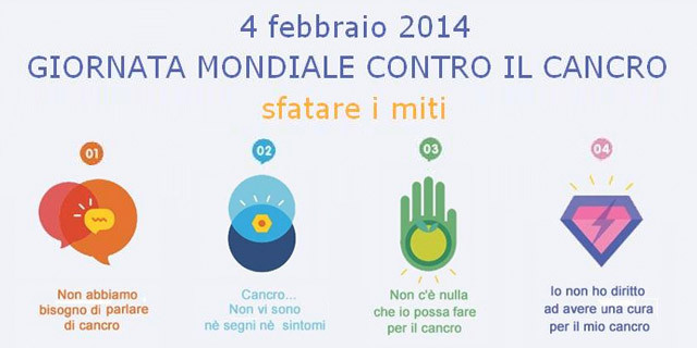4 febbraio: giornata mondiale contro il cancro