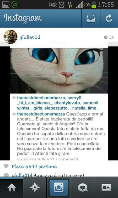 L’App Talking Angela in balia pedofili?