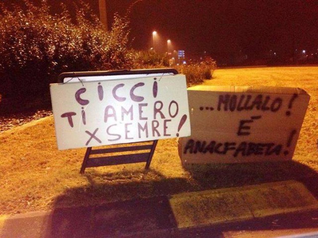 “Amori grammaticalmente scorretti” le fotografie più divertenti del web