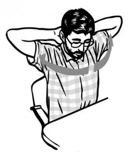 Stretching da tavolo: gli esercizi da fare a casa