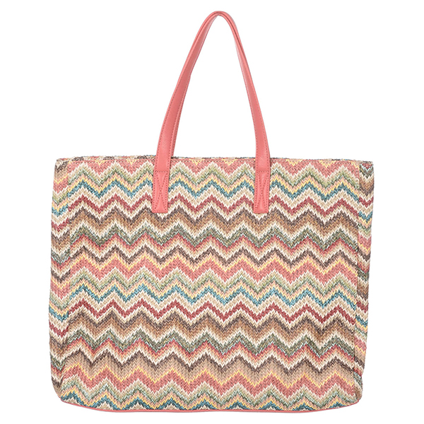 borsa paglia multicolor stefanel