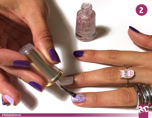 Nail art per total white