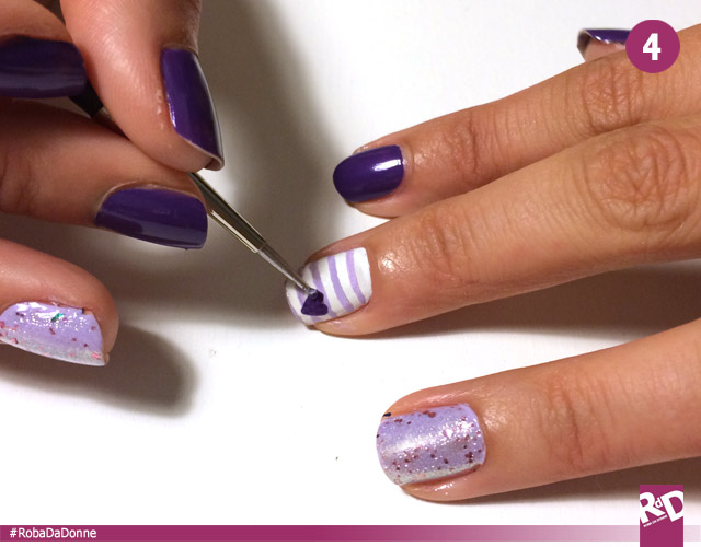 Nail art per total white
