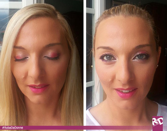 Un trucco colorato per completare il nostro look Total White