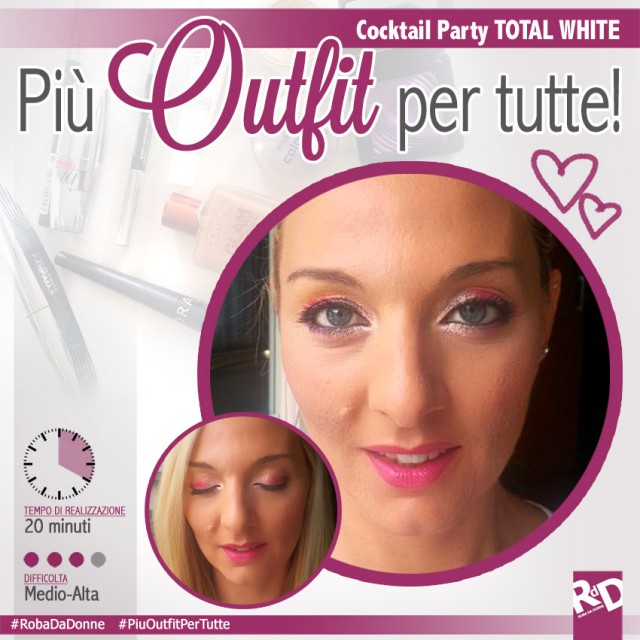 Un trucco colorato per completare il nostro total White