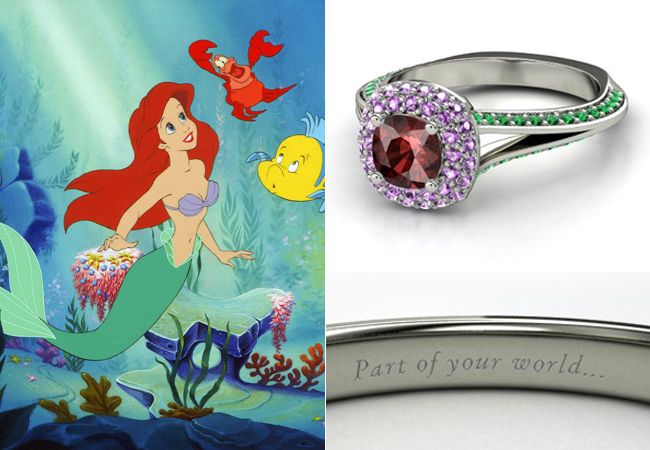 Gli Anelli Di Fidanzamento Ispirati Alle Principesse Disney
