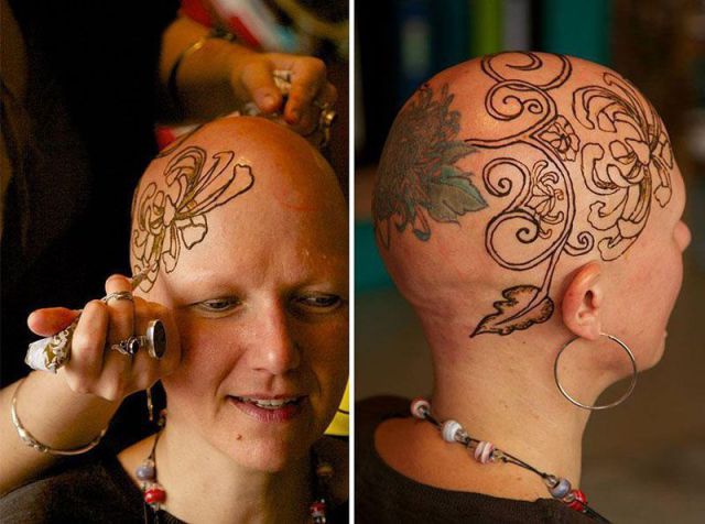 Donne Contro La Chemio: tatuaggi All’Hennè Per Sentirsi bellissime