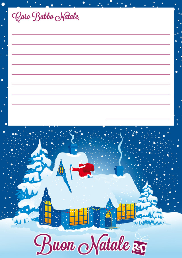 Scarica le letterine di Babbo Natale