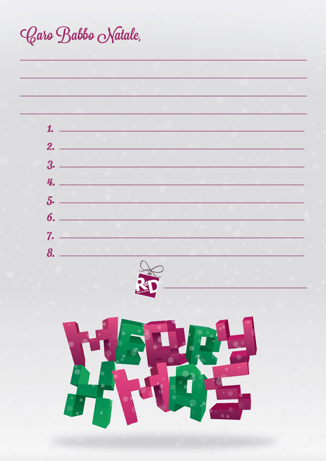 Scarica le letterine per Babbo Natale di RdD