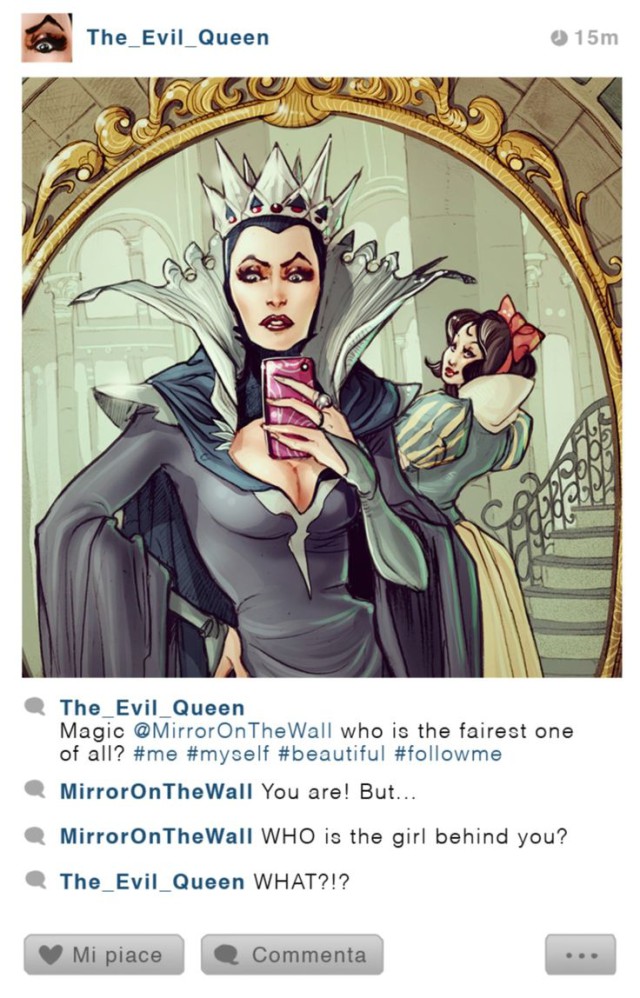 E se i Personaggi Disney Usassero Instagram? Ecco Come Sarebbero!