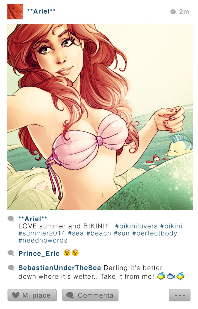 E se i Personaggi Disney Usassero Instagram? Ecco Come Sarebbero!