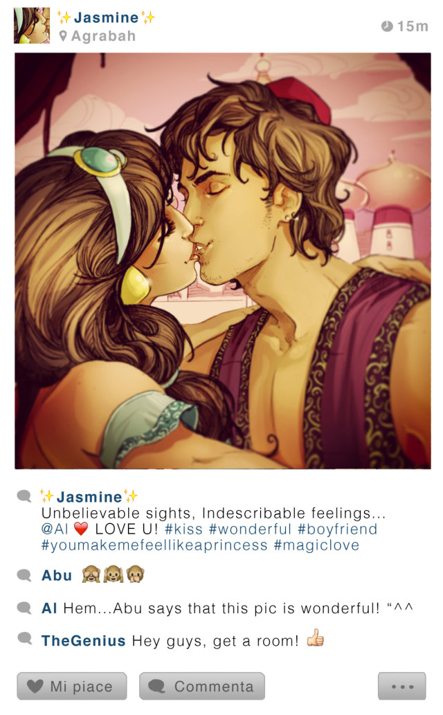 E se i Personaggi Disney Usassero Instagram? Ecco Come Sarebbero!