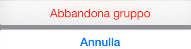 abbandonare gruppi whatsapp