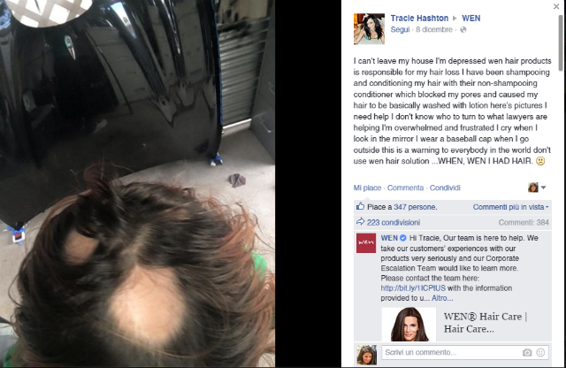 class action shampoo wen