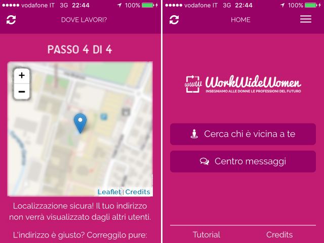 www network app geolocalizzazione