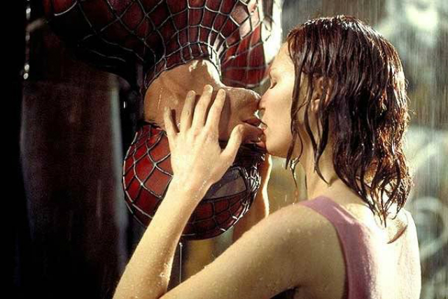 il bacio spiderman