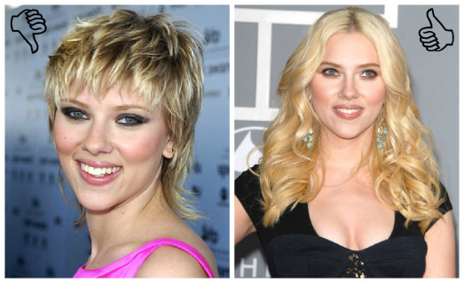 SCARLETT JOHANSON HAIR