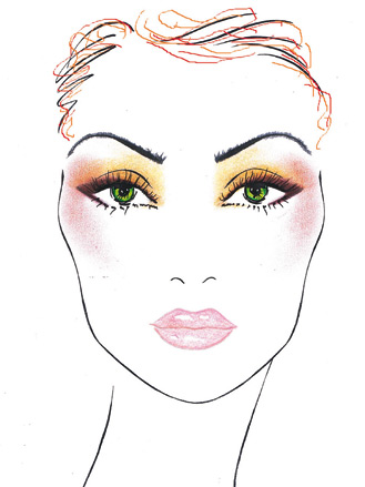 make up-rossa